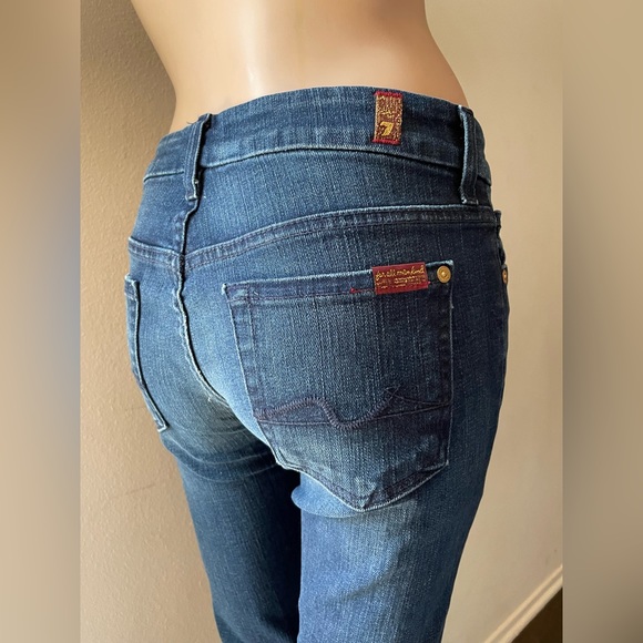 NWT 7 For All Mankind Jeans Kimmie Bootcut Dark blue sz 26 - Picture 5 of 12